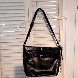 Etienne Aigner Black Leather Bag